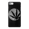 cannabis fingerprinting (white) iPhone 7 Case