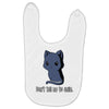 don't tell me to smile Baby Bibs