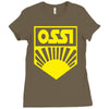 ossi fdj ddr Ladies Fitted T-Shirt