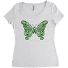 liver cancer butterfly Women's Triblend Scoop T-shirt