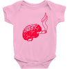 joint smoking brain Baby Bodysuit