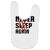 Never Sleep Again Baby Bibs