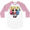 harley quinn 3/4 Sleeve Shirt