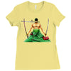 roronoa zoro Ladies Fitted T-Shirt