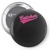 gay pride catcher funny Pin-back button