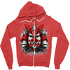 samurai mask of doom Zipper Hoodie