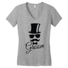 groom Women's V-Neck T-Shirt