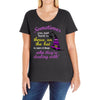sometimes you have to throw on the hat! Ladies Curvy T-Shirt