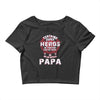 papa heros Crop Top