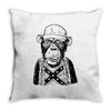 monkey redneck Throw Pillow