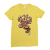 in space no one can hear you scream Ladies Fitted T-Shirt