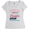 A February Girl Like A Flowers Women's Triblend Scoop T-shirt