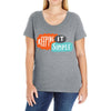 it simple Ladies Curvy T-Shirt