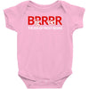 big red brrr - frost football Baby Bodysuit
