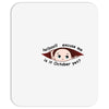 October Peeking Out Baby Boy Mousepad