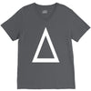 prism a triangle design graphic baseball jersey V-Neck Tee