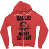 Back Of I Have A Crazy Aunt And I am not Afraid To Use Her Zipper Hoodie