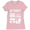 got fandom Ladies Fitted T-Shirt