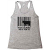 you can't love animals and eat them too! Racerback Tank