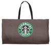 starbucks coffee house Weekender Totes