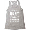 i have two titles aunt and dogmom and i rock them both Racerback Tank
