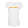 general leia organa Maternity Scoop Neck T-shirt