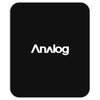 analog white logo Mousepad