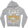 Born November Multitasking Problem Solving Tees Zipper Hoodie