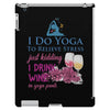 yoga and wine iPad 3 and 4 Case