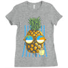 pineapple sunbathe Ladies Fitted T-Shirt