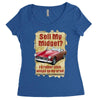 sell midget ideal birthday gift or present Women's Triblend Scoop T-shirt