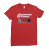 basements and kittens Ladies Fitted T-Shirt