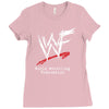 world wrestling Ladies Fitted T-Shirt