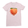 peach t Ladies Fitted T-Shirt