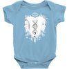 who am i Baby Bodysuit