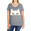 cats Ladies Curvy T-Shirt