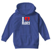 i love black people Youth Hoodie