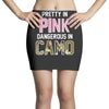 pretty in pink dangerous in camo funny Mini Skirts