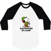 Happiness is Camp 3/4 Sleeve Shirt