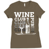 Wine Club Ladies Fitted T-Shirt