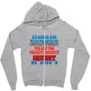 push me around granny Zipper Hoodie