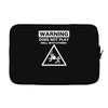warning does not play well with others Laptop sleeve