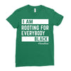 Rooting for Everybody Ladies Fitted T-Shirt
