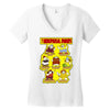 7 menopausal dwarfs, ideal gift or birthday present. Women's V-Neck T-Shirt