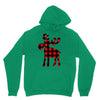 lumberjack reindeer Unisex Hoodie