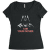 i am your father   mens funny Women's Triblend Scoop T-shirt