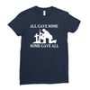 all gave some fallen soldier Ladies Fitted T-Shirt