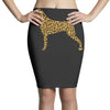 leopard pattern Pencil Skirts