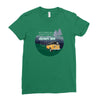 Way Down We Go Ladies Fitted T-Shirt