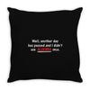 algebra once Throw Pillow
